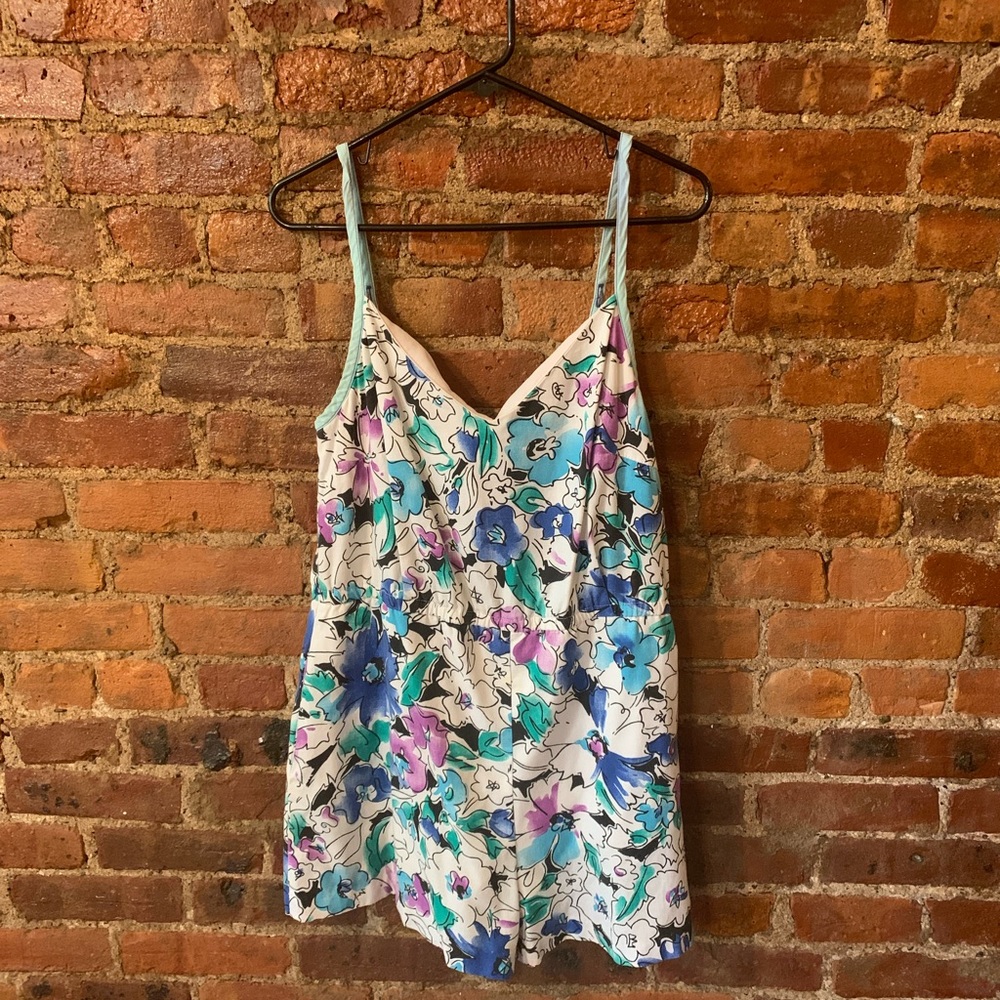 Vintage 90s Floral Romper